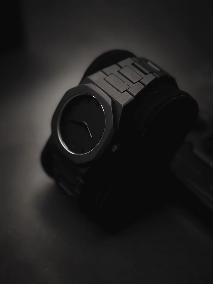 Fiber Aura Watch – Black Edition Luxury Timepiece (9229-W10)
