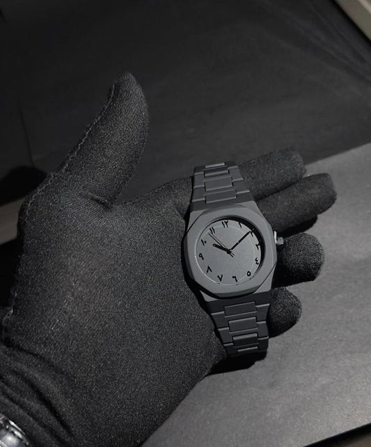 Fiber Aura Watch – Black Edition Luxury Timepiece (9229-W10)