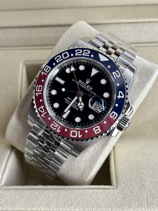 Rolex GMT-Master II – Dual Time Zone Luxury Watch (9229-W9)